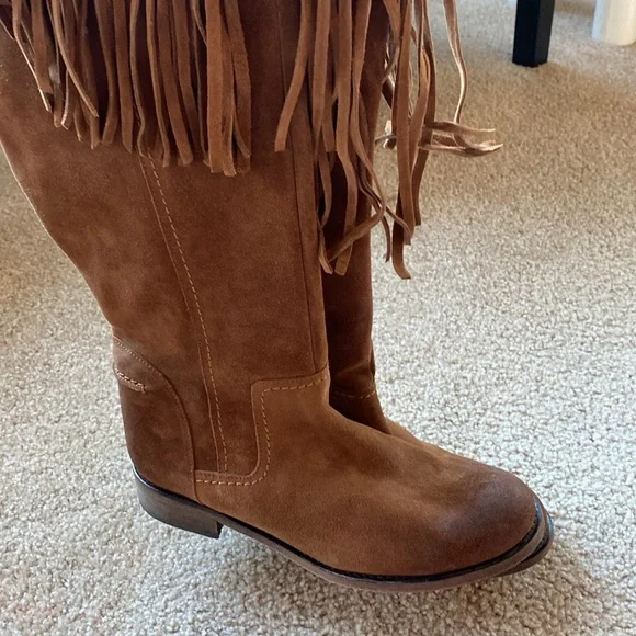 Free People Brown Over the Knee Boots - Picture 6 of 7